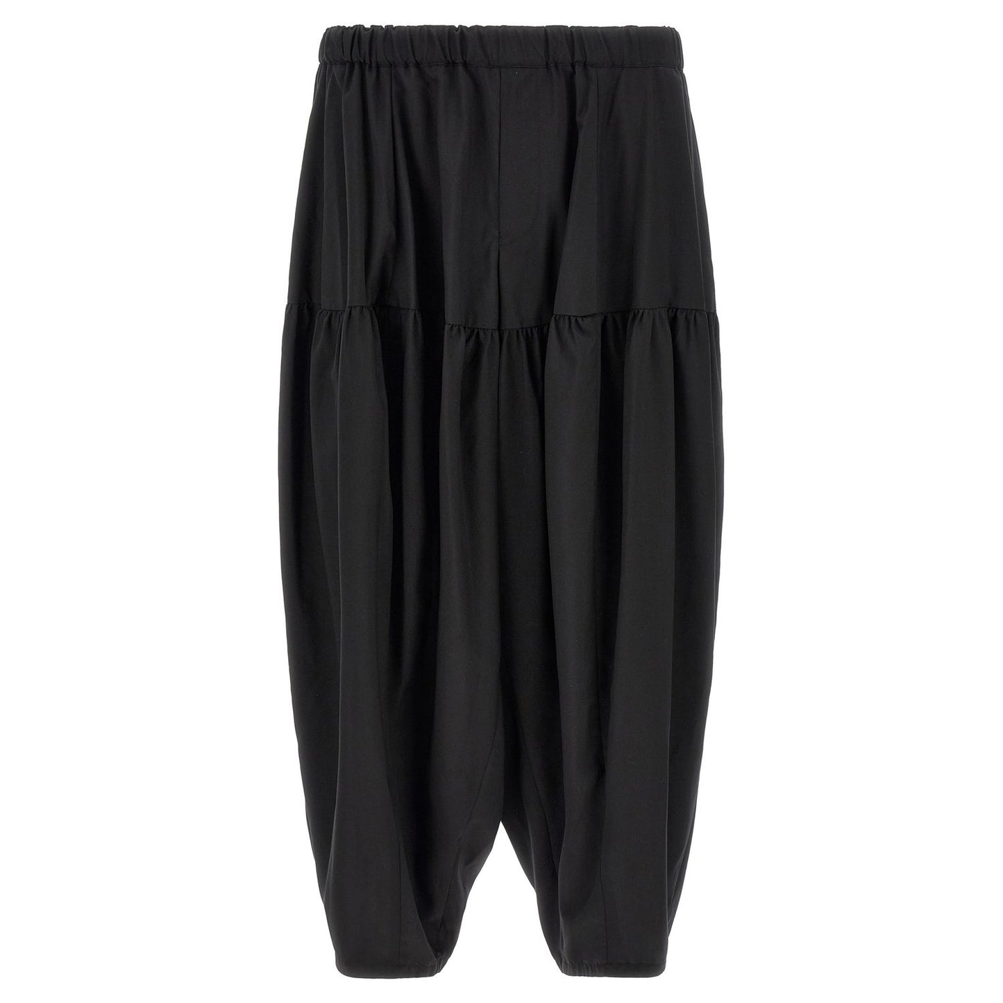 Comme Des Garçons Black Polyester Casual Pants