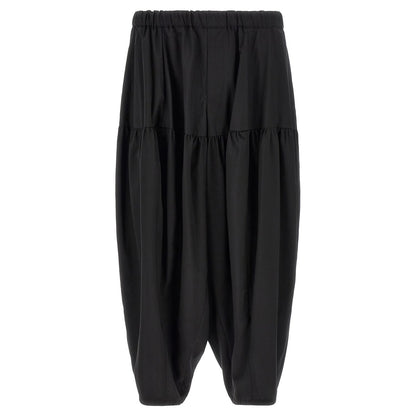 Comme Des Garçons Black Polyester Casual Pants