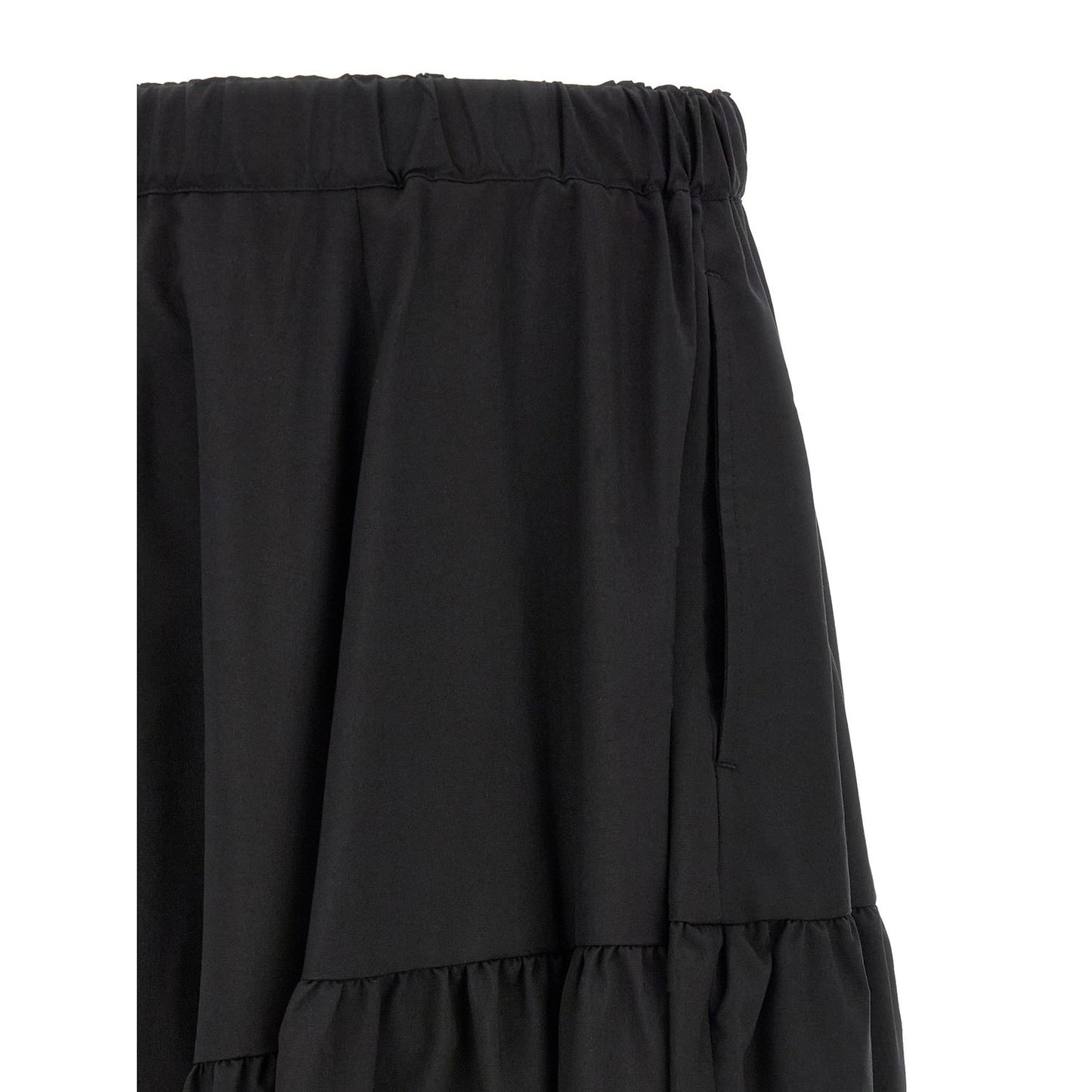 Comme Des Garçons Black Polyester Casual Pants