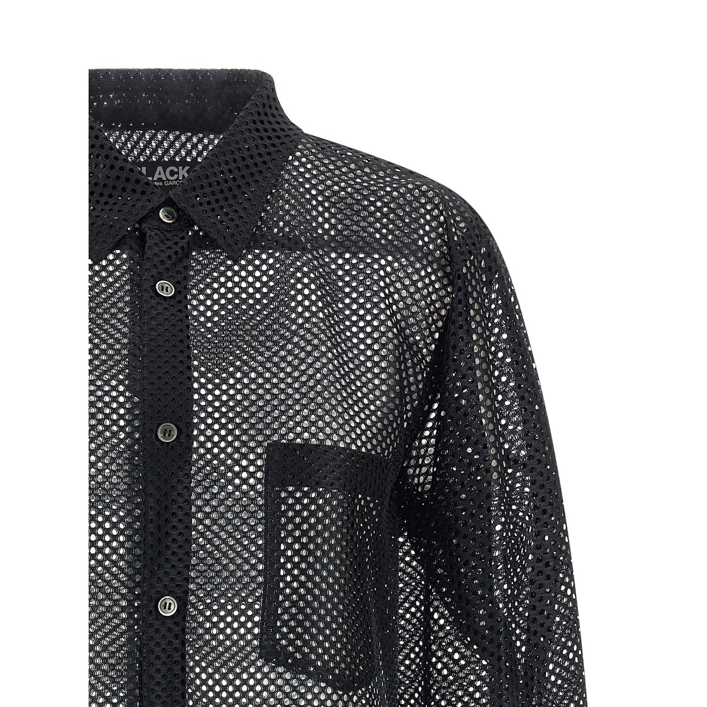 Comme Des Garçons Black Polyester Blouse