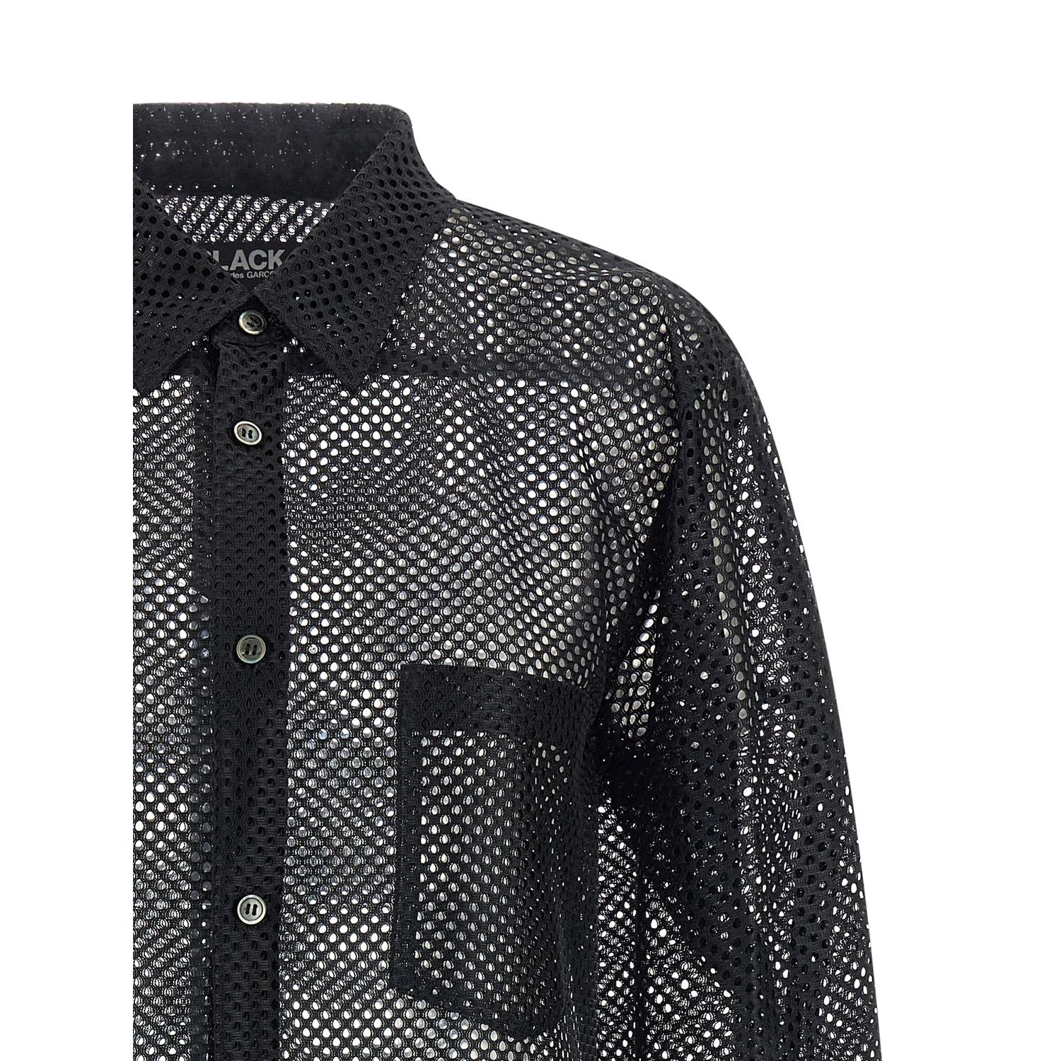 Comme Des Garçons Black Polyester Blouse