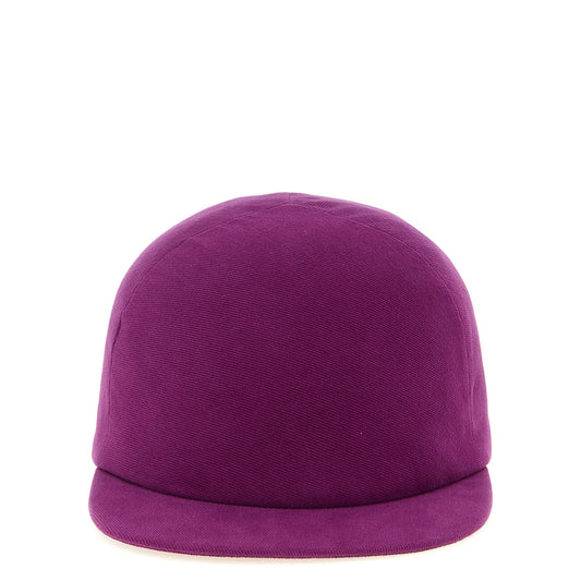 Balenciaga Purple Cotton Cap (Baseball Hat)