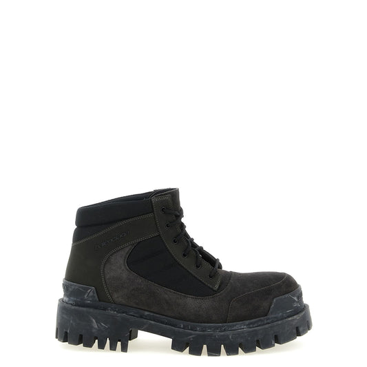Balenciaga Brown Calfskin Ankle Boots