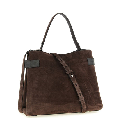 Brunello Cucinelli Brown Calfskin Handbag
