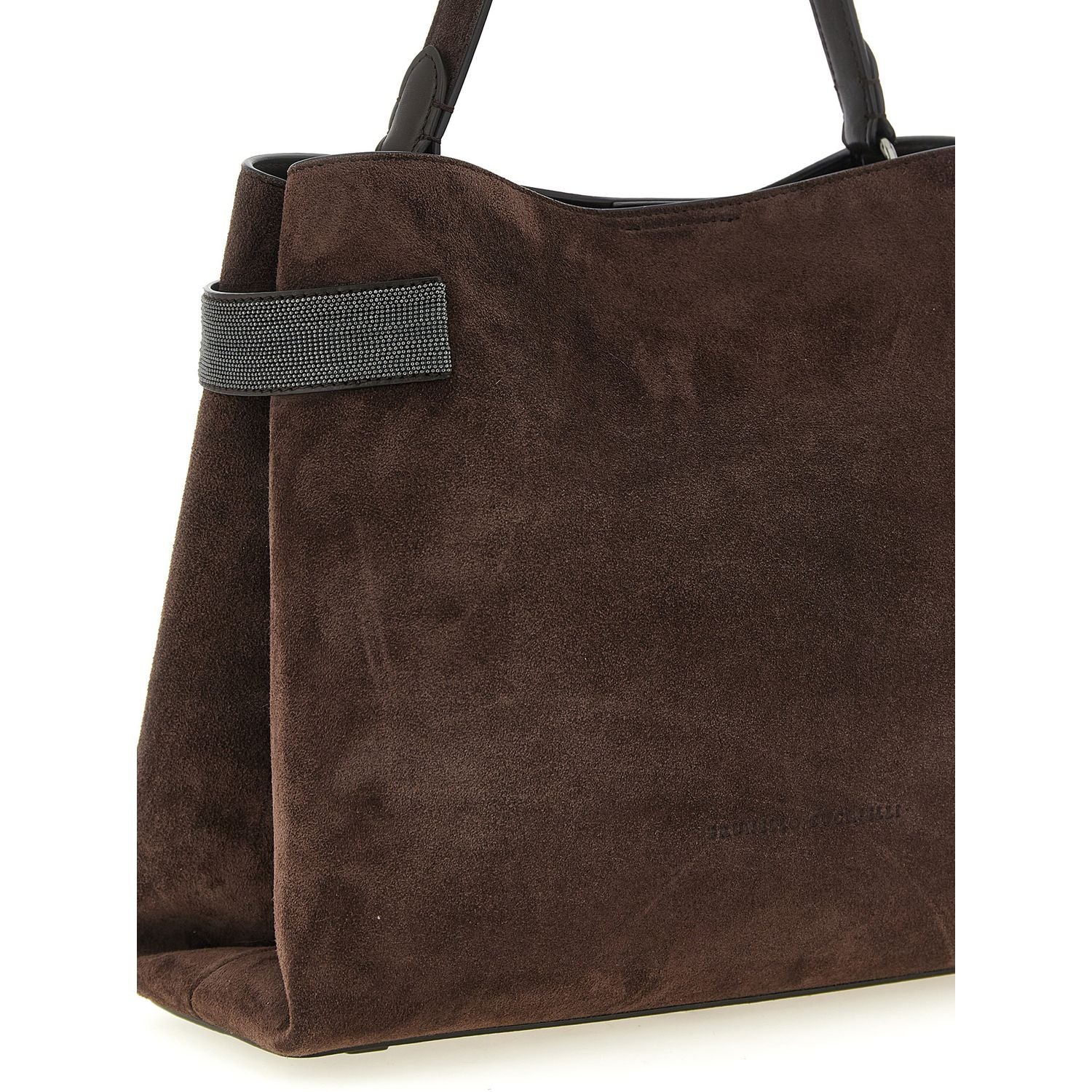 Brunello Cucinelli Brown Calfskin Handbag