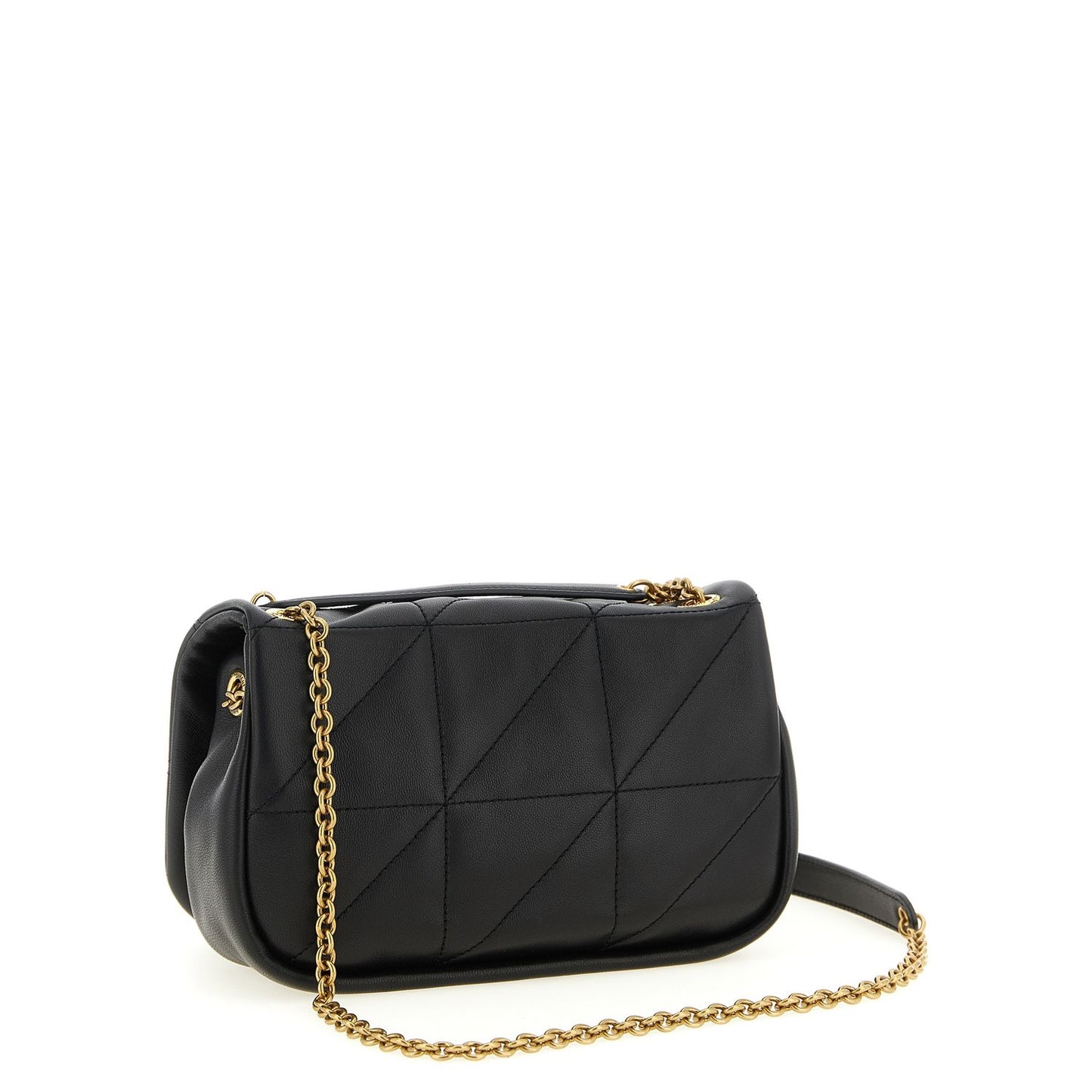 Saint Laurent Black Lamb Leather Shoulder Bag