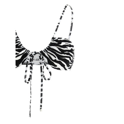 The Attico Bicolor Polyester Bikini