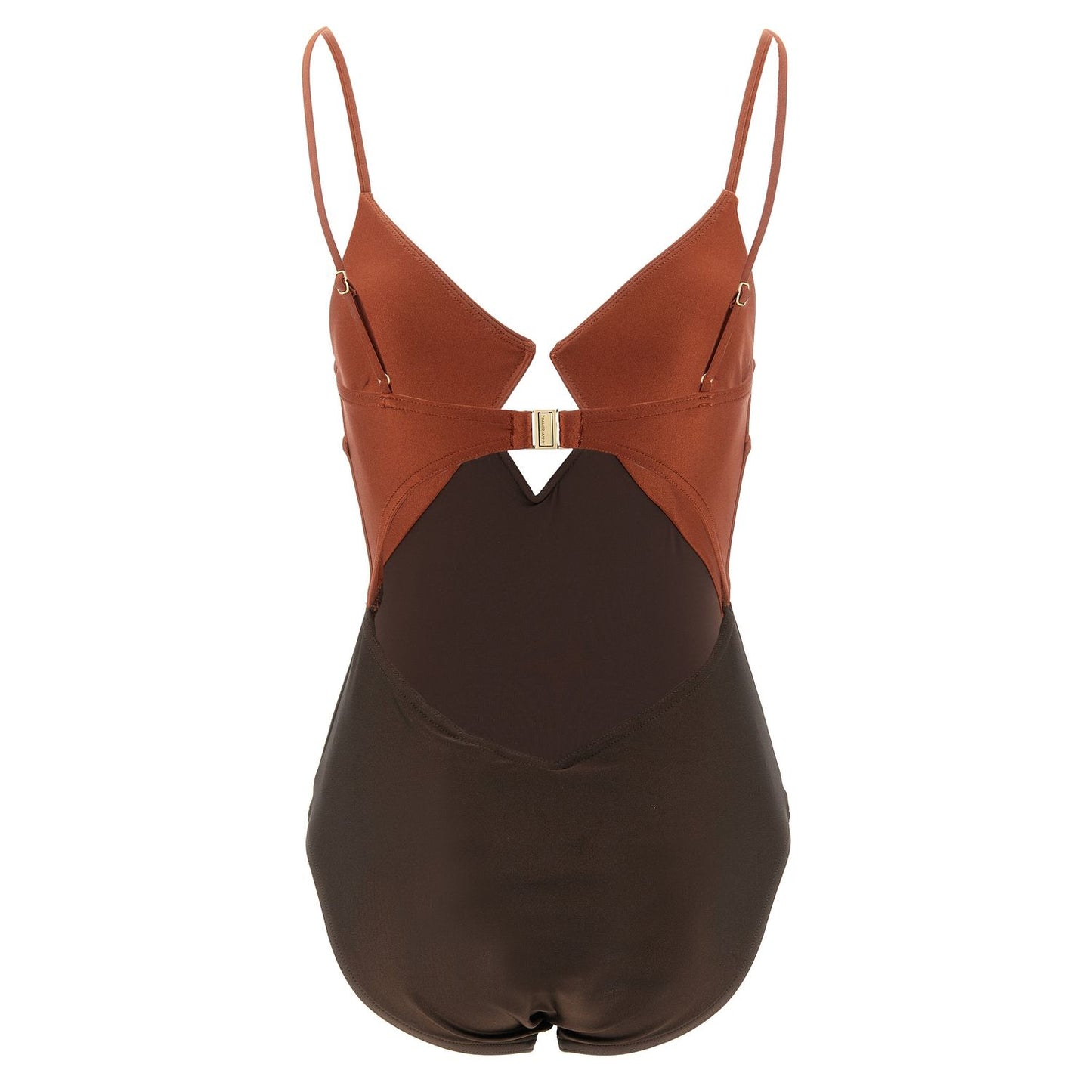 Zimmermann Brown Polyamide One-Piece Swimsuit