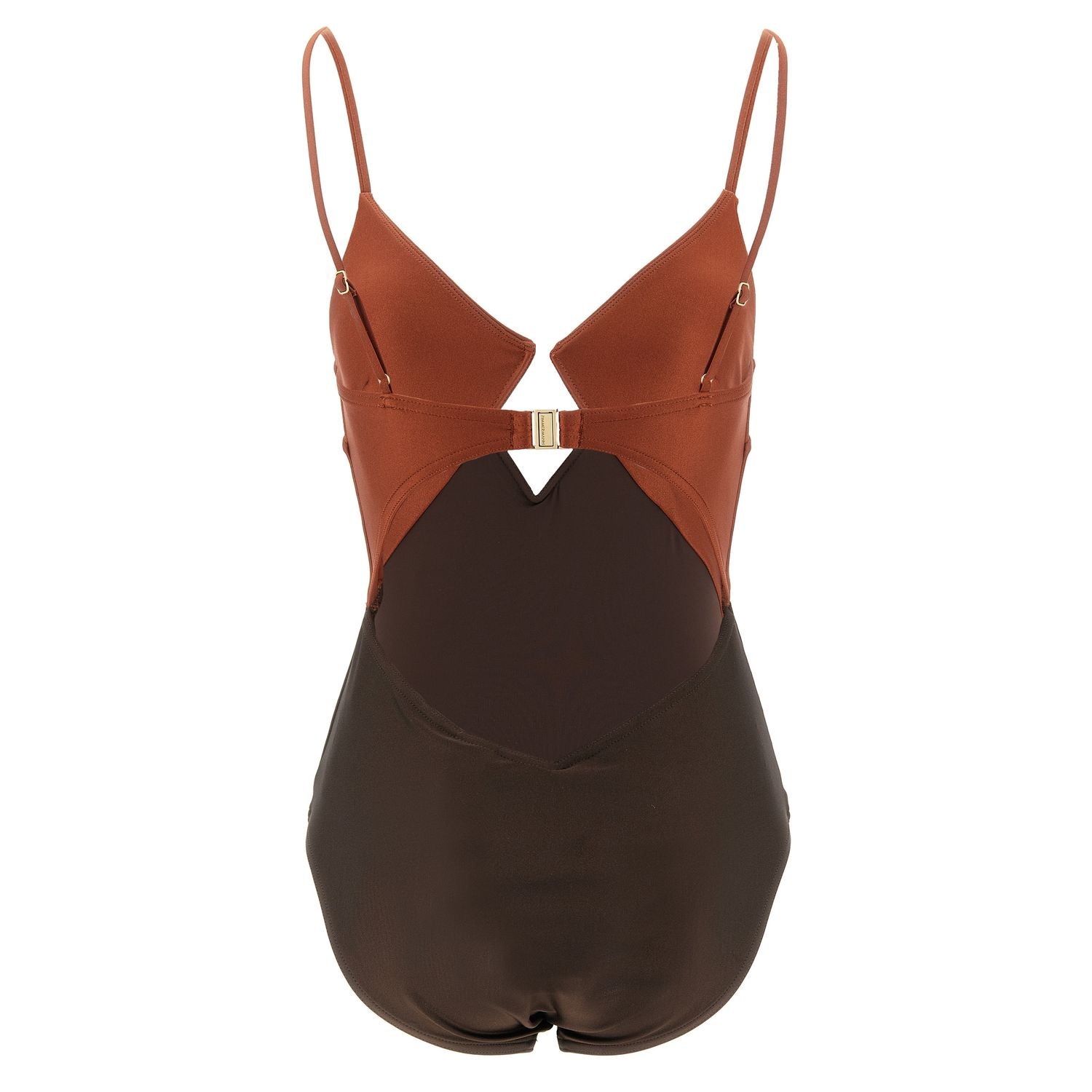 Zimmermann Brown Polyamide One-Piece Swimsuit