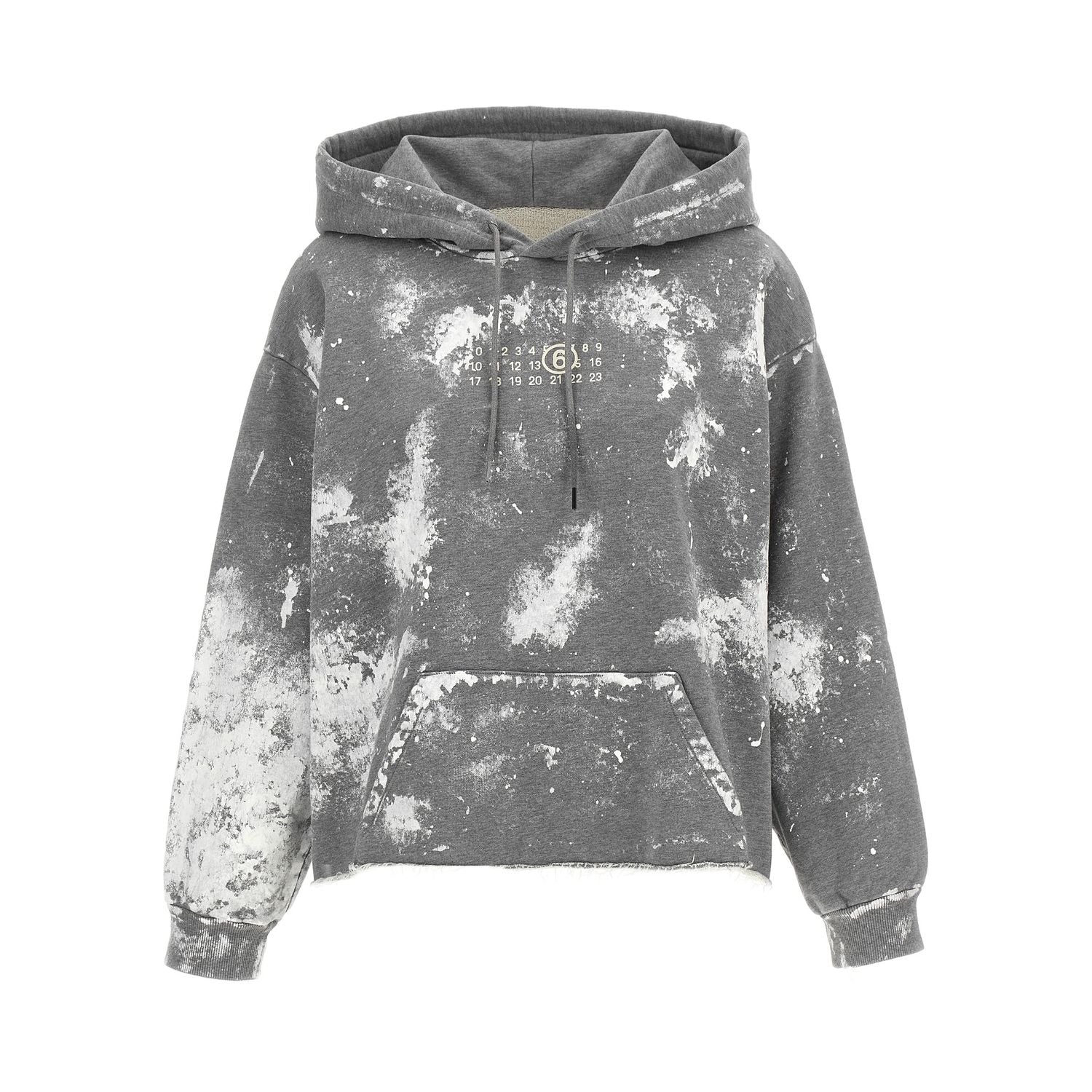 MM6 Maison Margiela Gray Cotton Sweatshirt