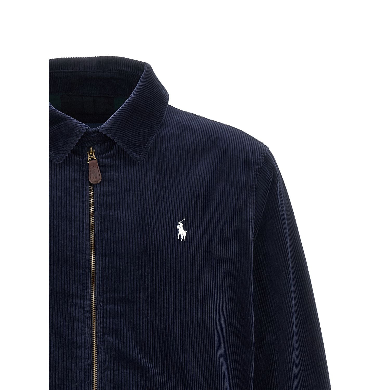Polo Ralph Lauren Blue Cotton Full-Length Jacket