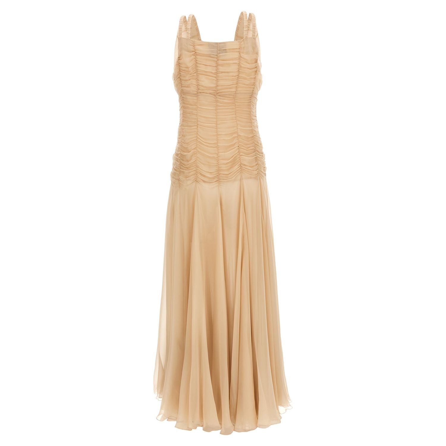 Giovanni Bedin Multicolor Silk Long Dress