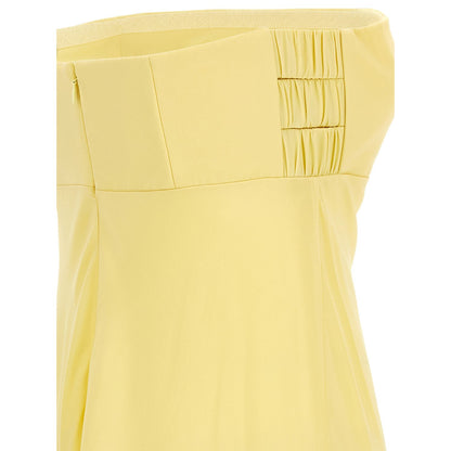 Giovanni Bedin Bicolor Silk Long Dress