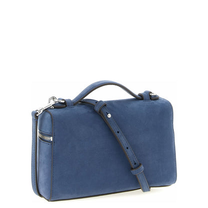 Tory Burch Blue Lamb Leather Handbag