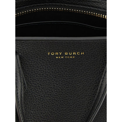 Tory Burch Black Cowhide Handbag