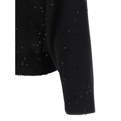 Brunello Cucinelli Black Cashmere Cardigan