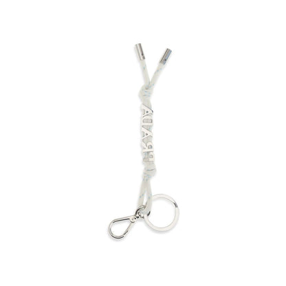 Prada White Recycled Polyamide Keychain