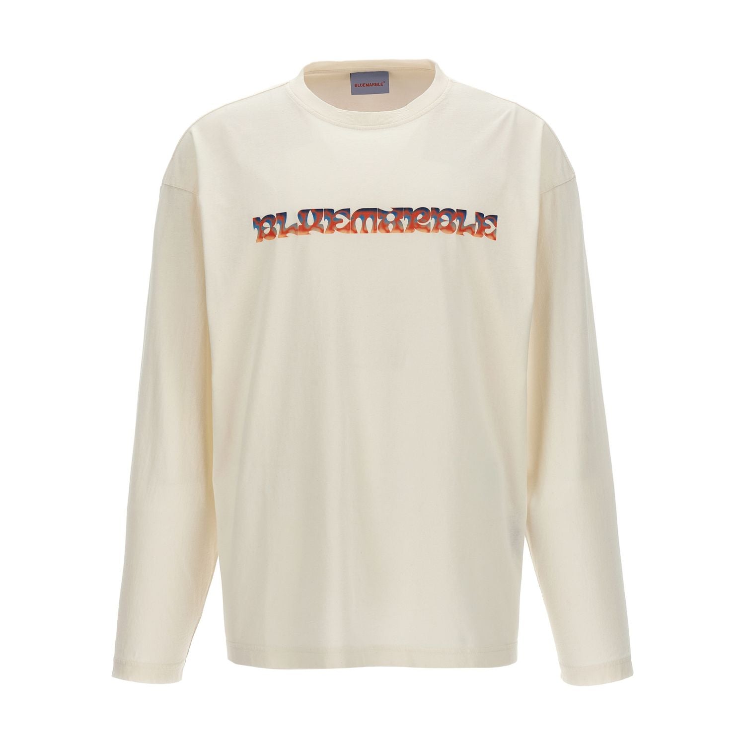 Bluemarble White Cotton T-Shirt