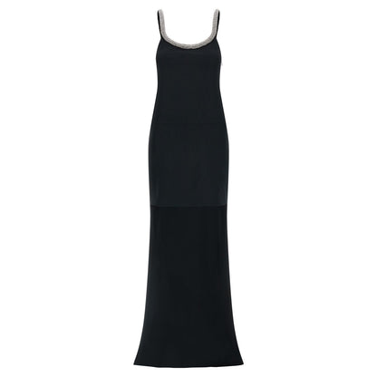 Tom Ford Black Acetate Long Dress