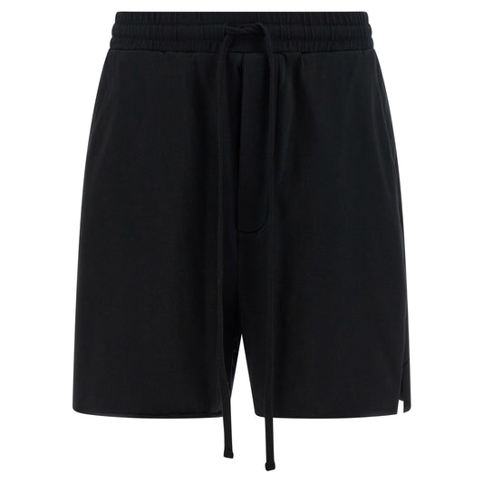 Thom Krom Black Cotton Bermuda Shorts
