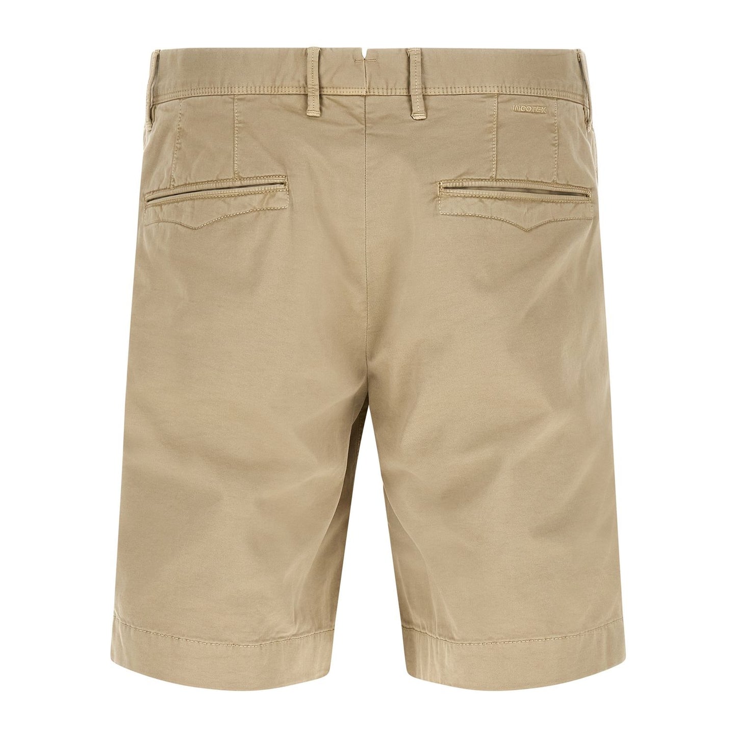Incotex Beige Cotton Bermuda Shorts