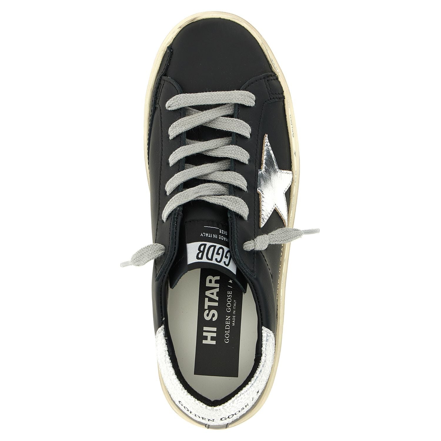 Golden Goose Black Cowhide Chunky Sneakers