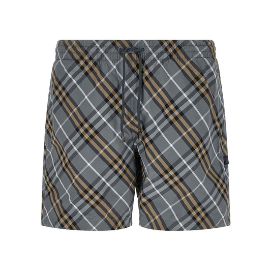Burberry Blue Polyamide Bermuda Shorts