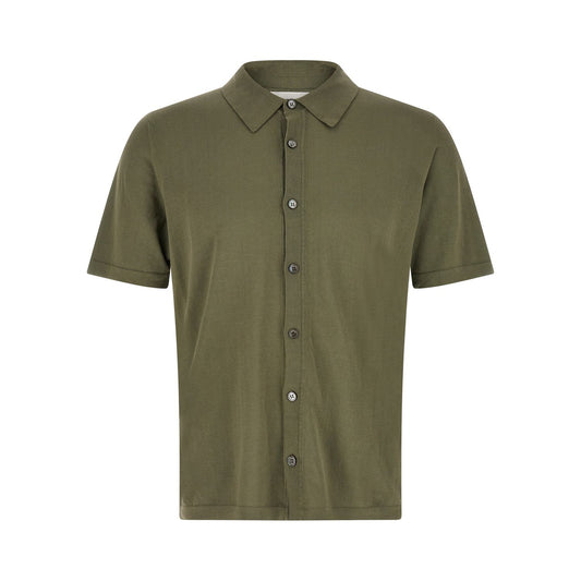 Roberto Collina Bicolor Cotton Blouse