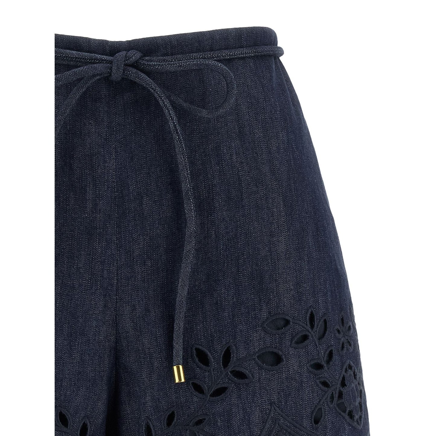 Zimmermann Blue Cotton Bermuda Shorts