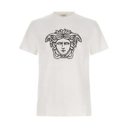 Versace Bicolor Cotton T-Shirt