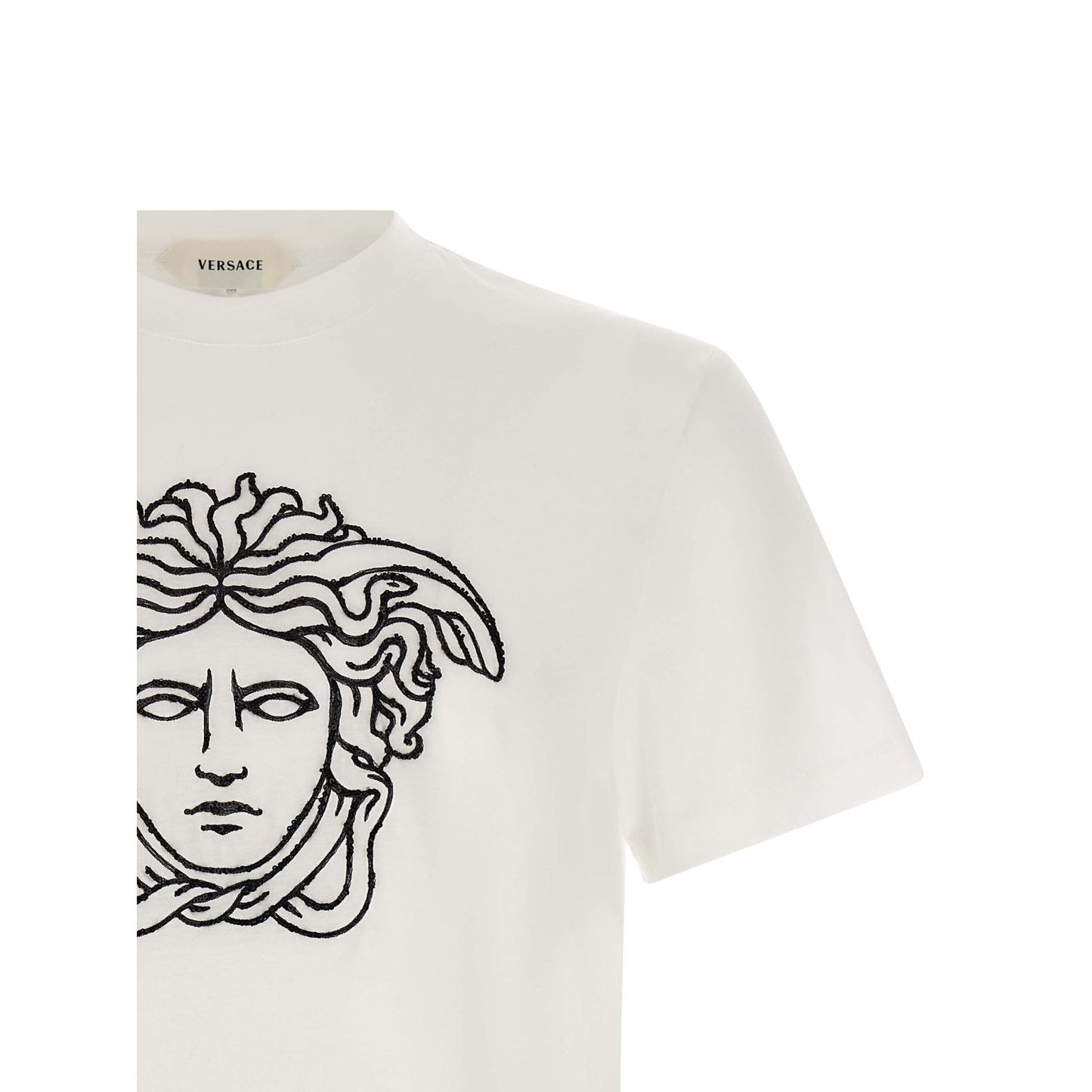 Versace Bicolor Cotton T-Shirt