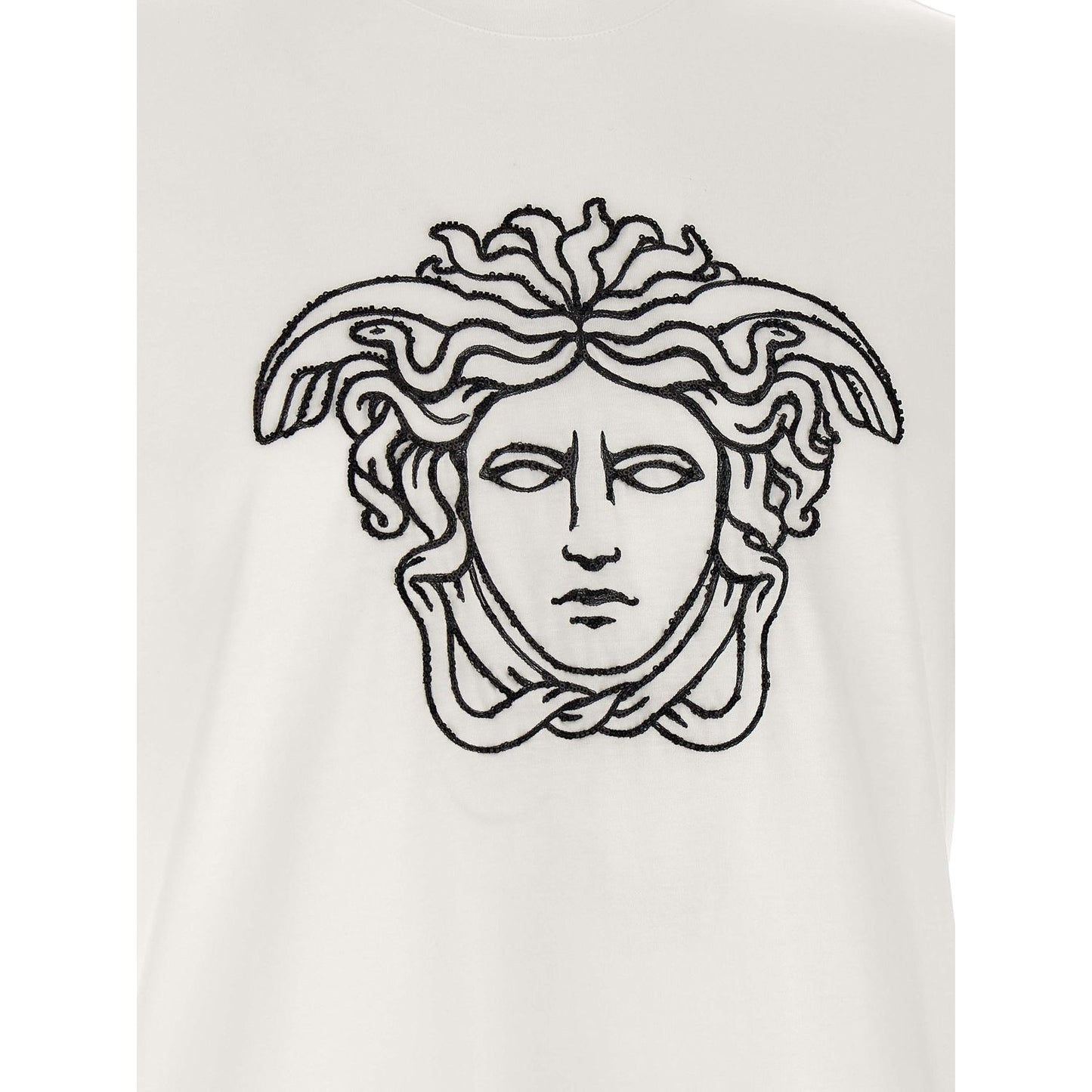 Versace Bicolor Cotton T-Shirt