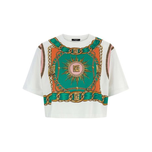 Balmain Multicolor Cotton T-Shirt