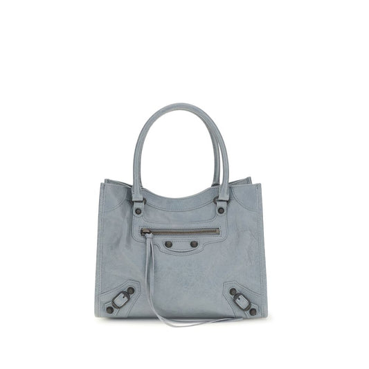 Balenciaga Blue Lamb Ovis Aries Shoulder Bag