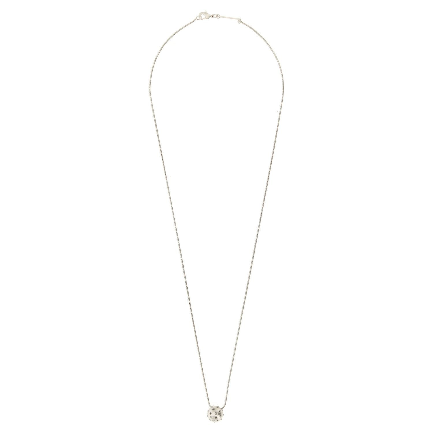 Rick Owens Silver Brass Necklace