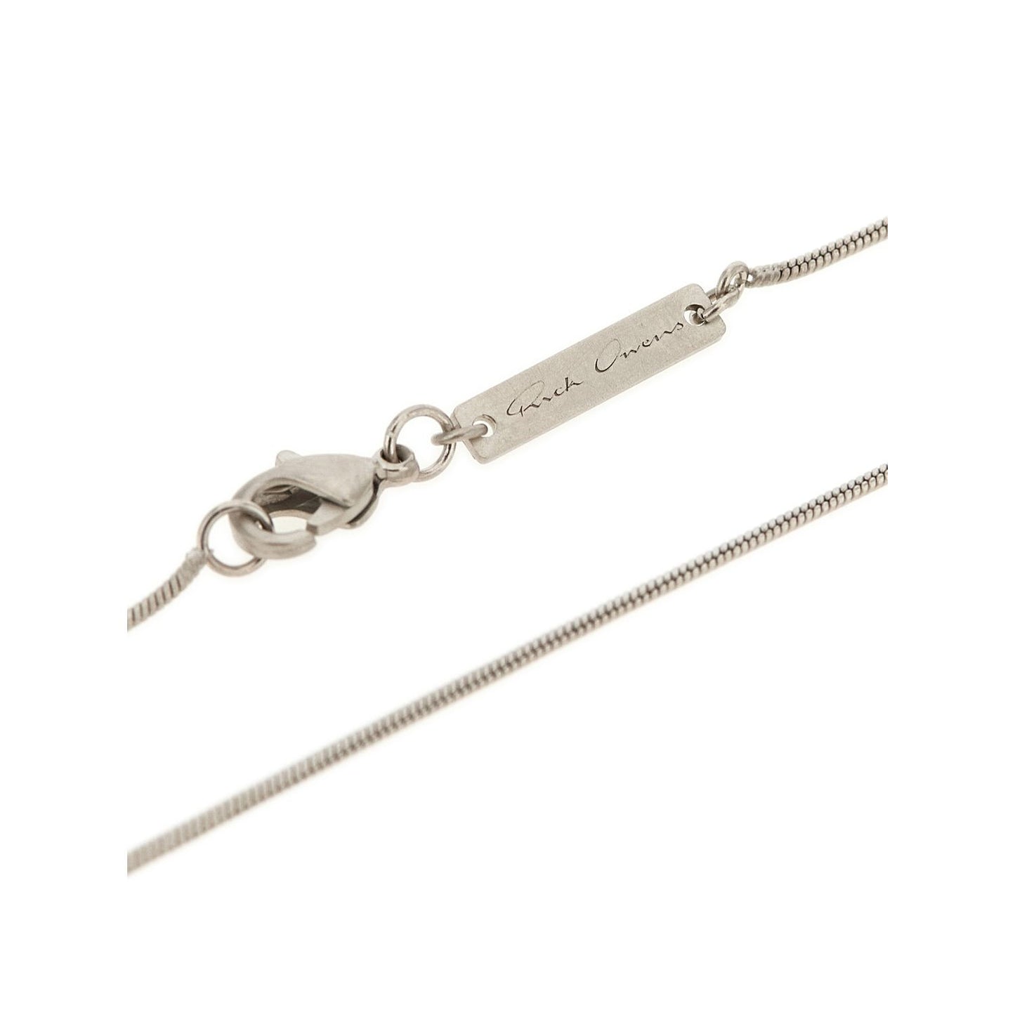 Rick Owens Silver Brass Necklace
