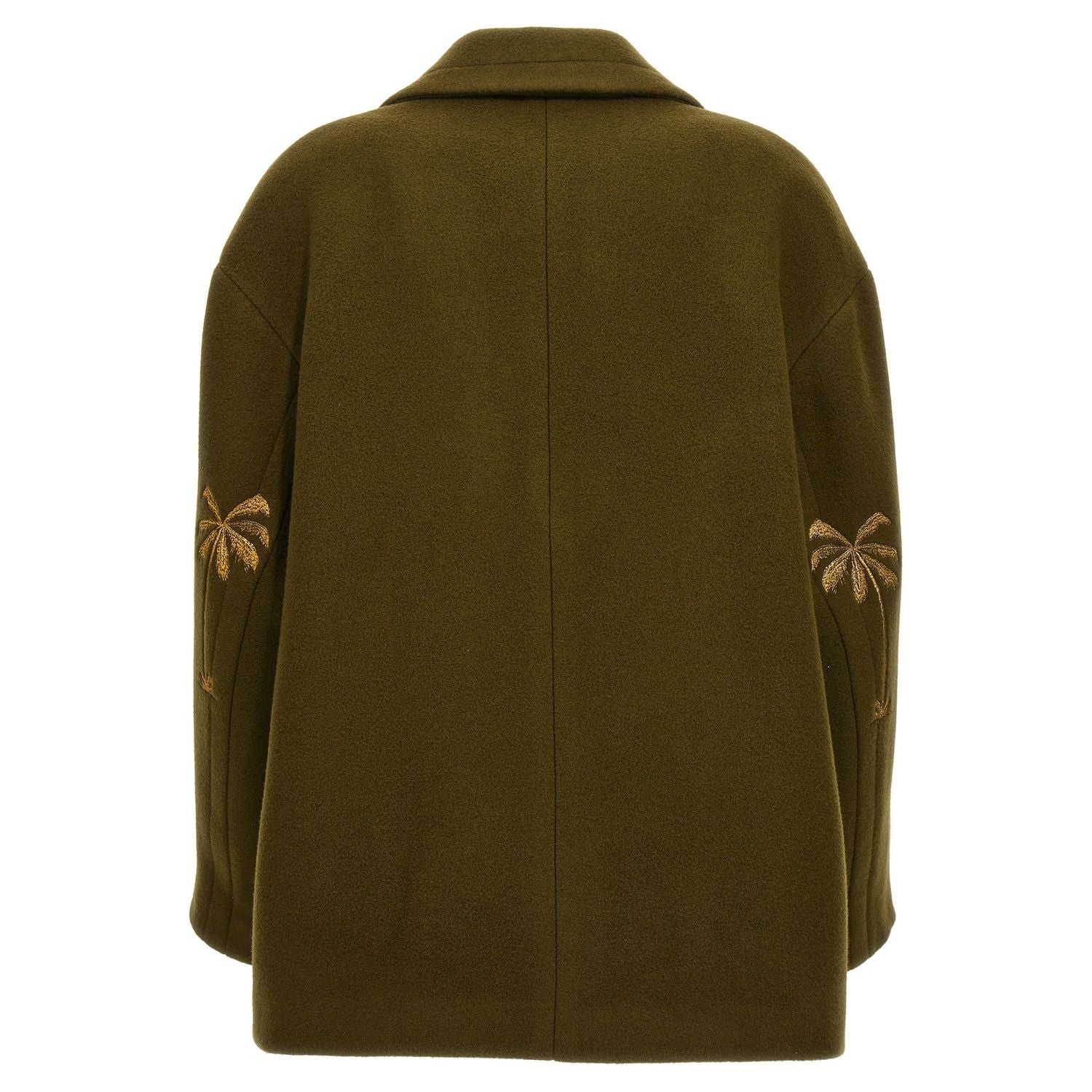 Palm Angels Bicolor Virgin Wool Coat