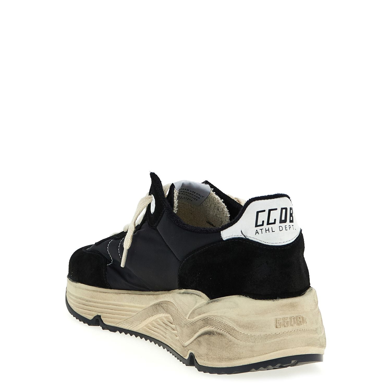 Golden Goose Bicolor Polyester Athletic Sneakers