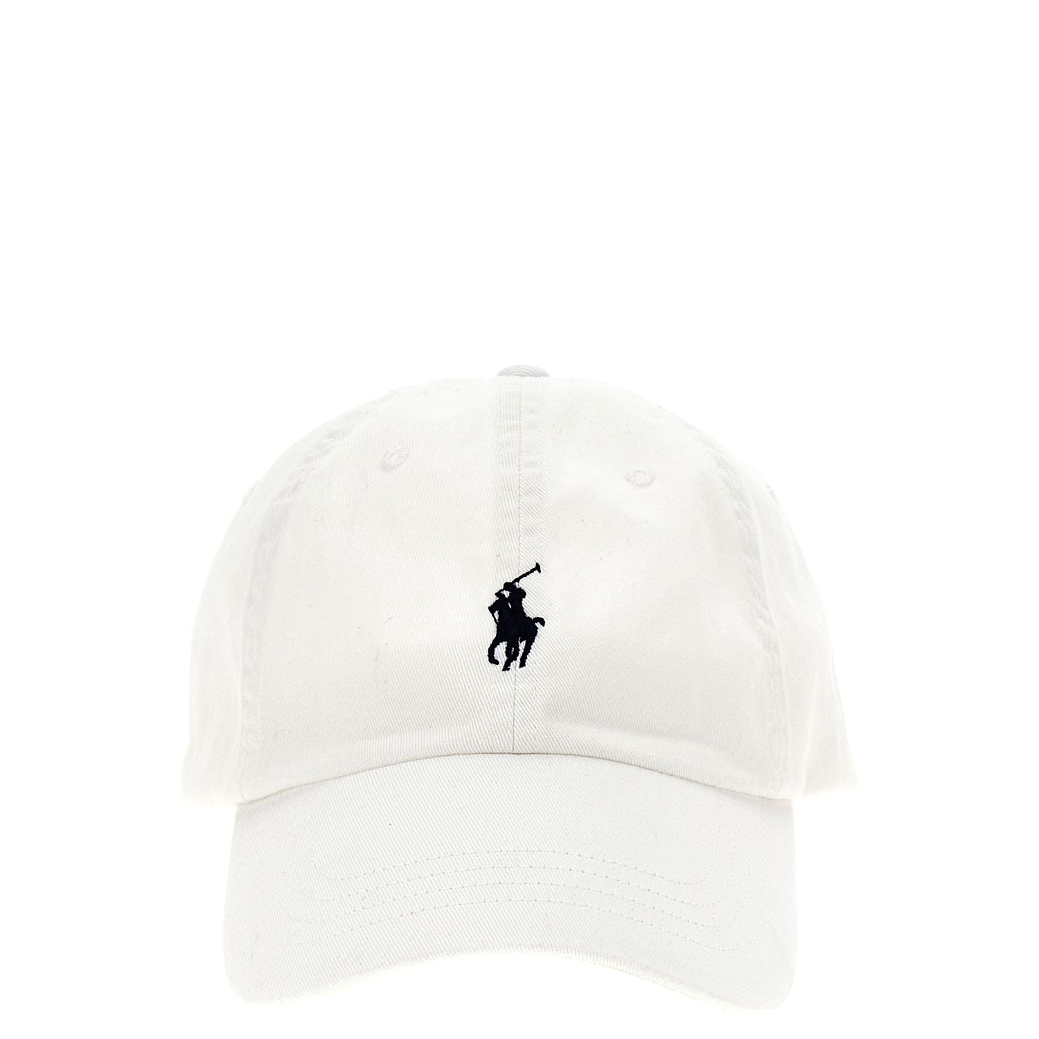 Polo Ralph Lauren White Cotton Cap (Baseball Hat)