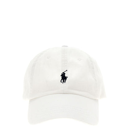 Polo Ralph Lauren White Cotton Cap (Baseball Hat)