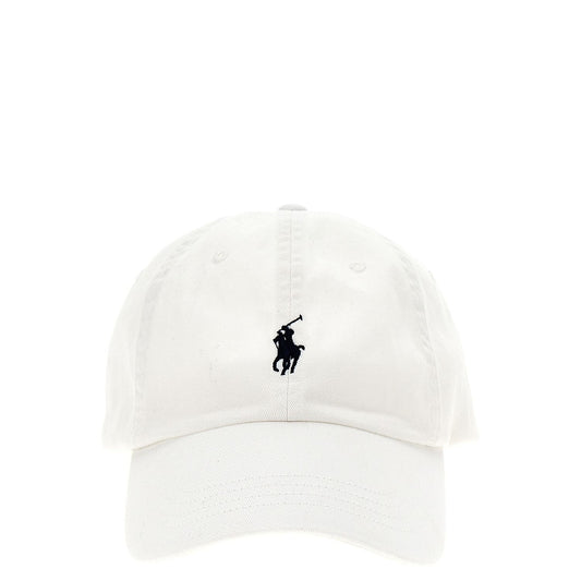 Polo Ralph Lauren White Cotton Cap (Baseball Hat)