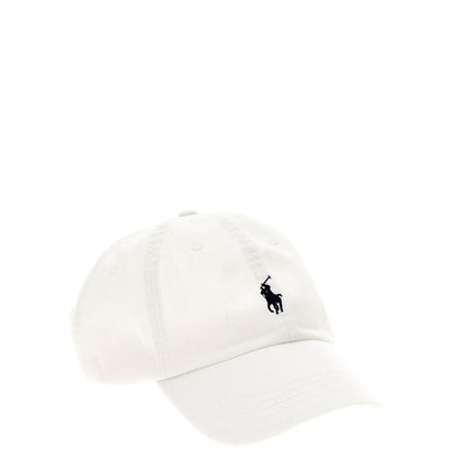 Polo Ralph Lauren White Cotton Cap (Baseball Hat)