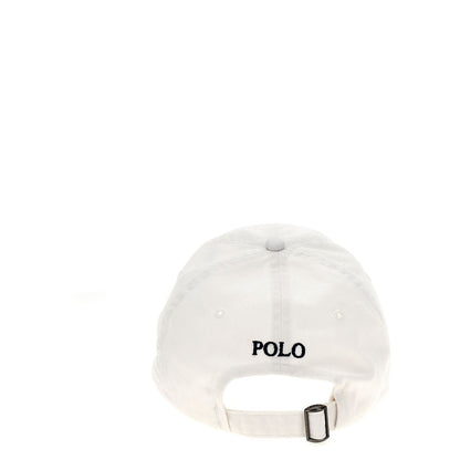 Polo Ralph Lauren White Cotton Cap (Baseball Hat)