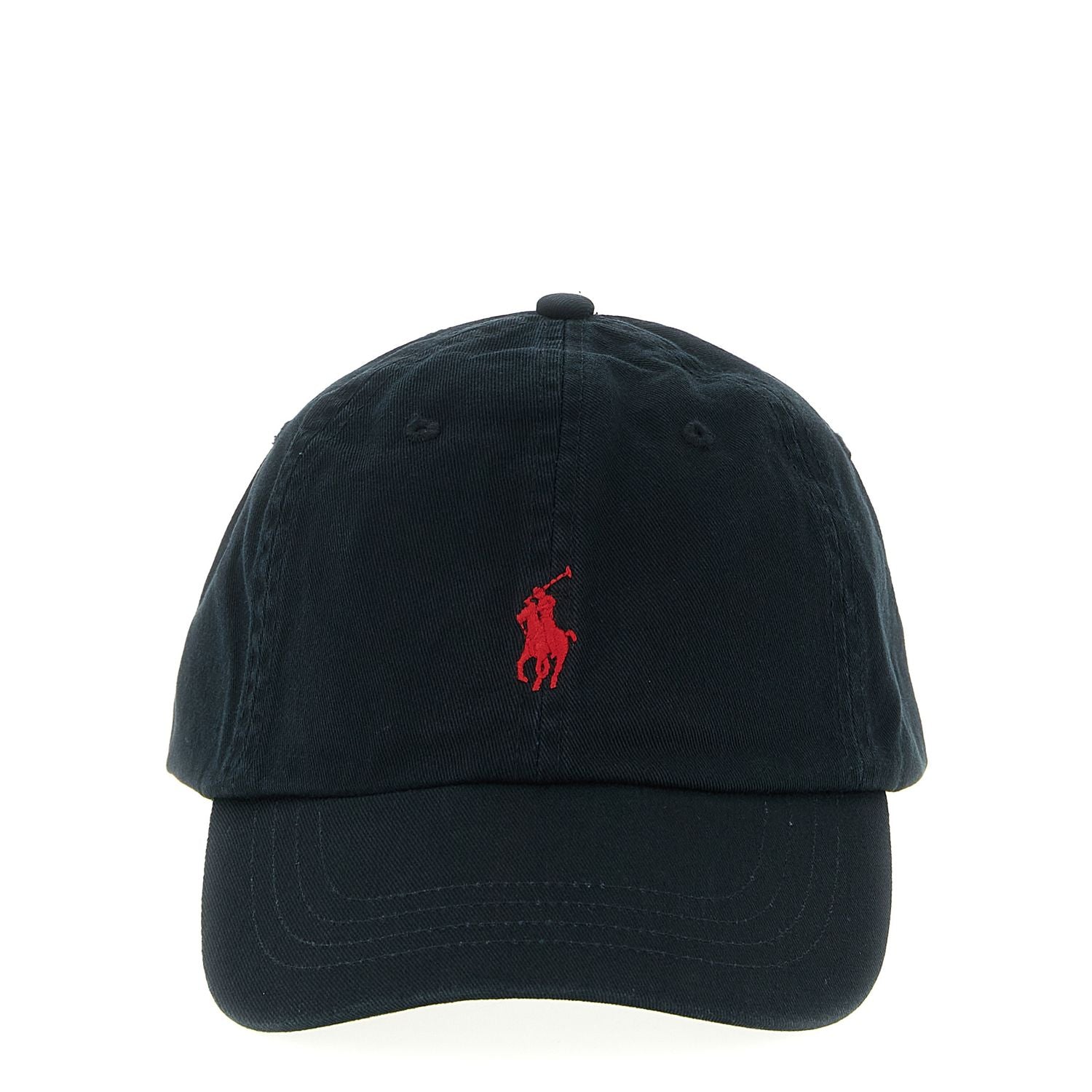 Polo Ralph Lauren Black Cotton Cap (Baseball Hat)