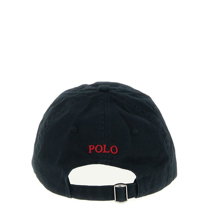 Polo Ralph Lauren Black Cotton Cap (Baseball Hat)