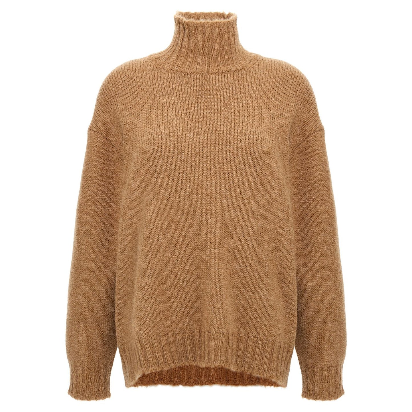 Jil Sander Beige Wool Cardigan