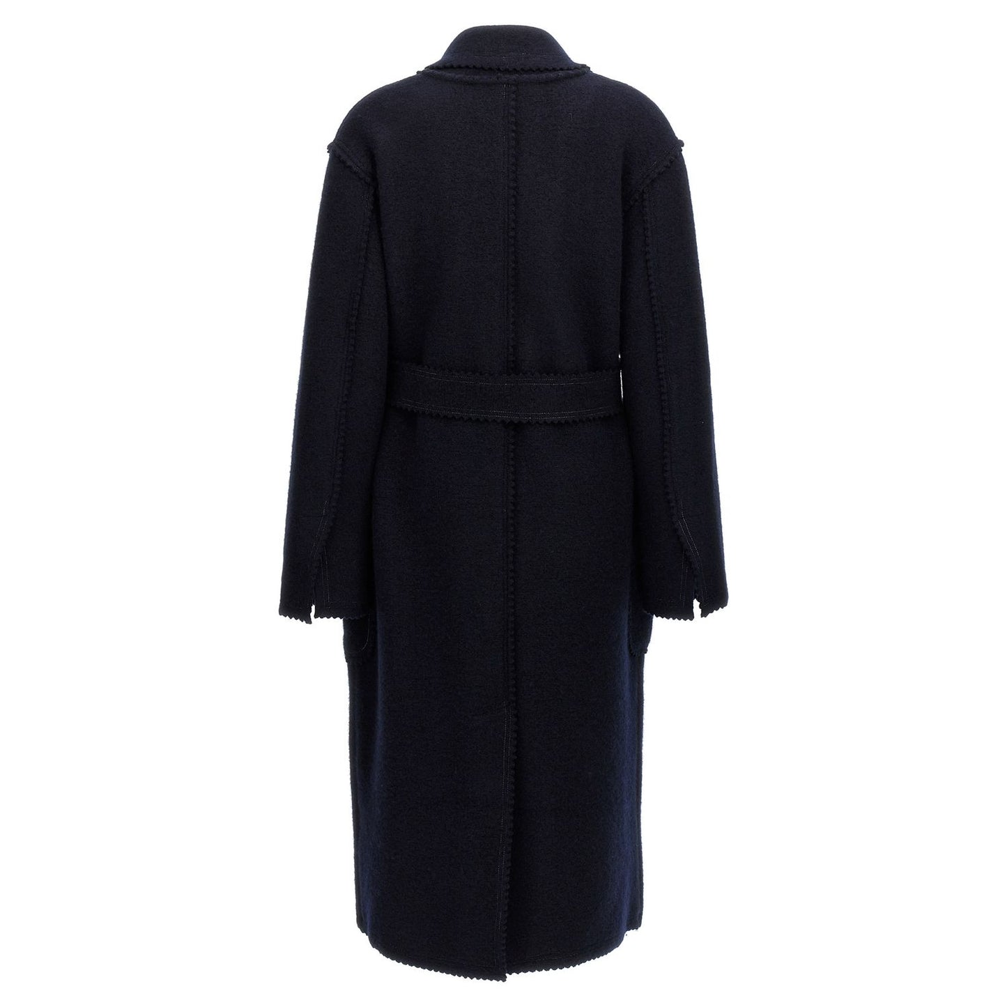 Max Mara Blue Wool Coat