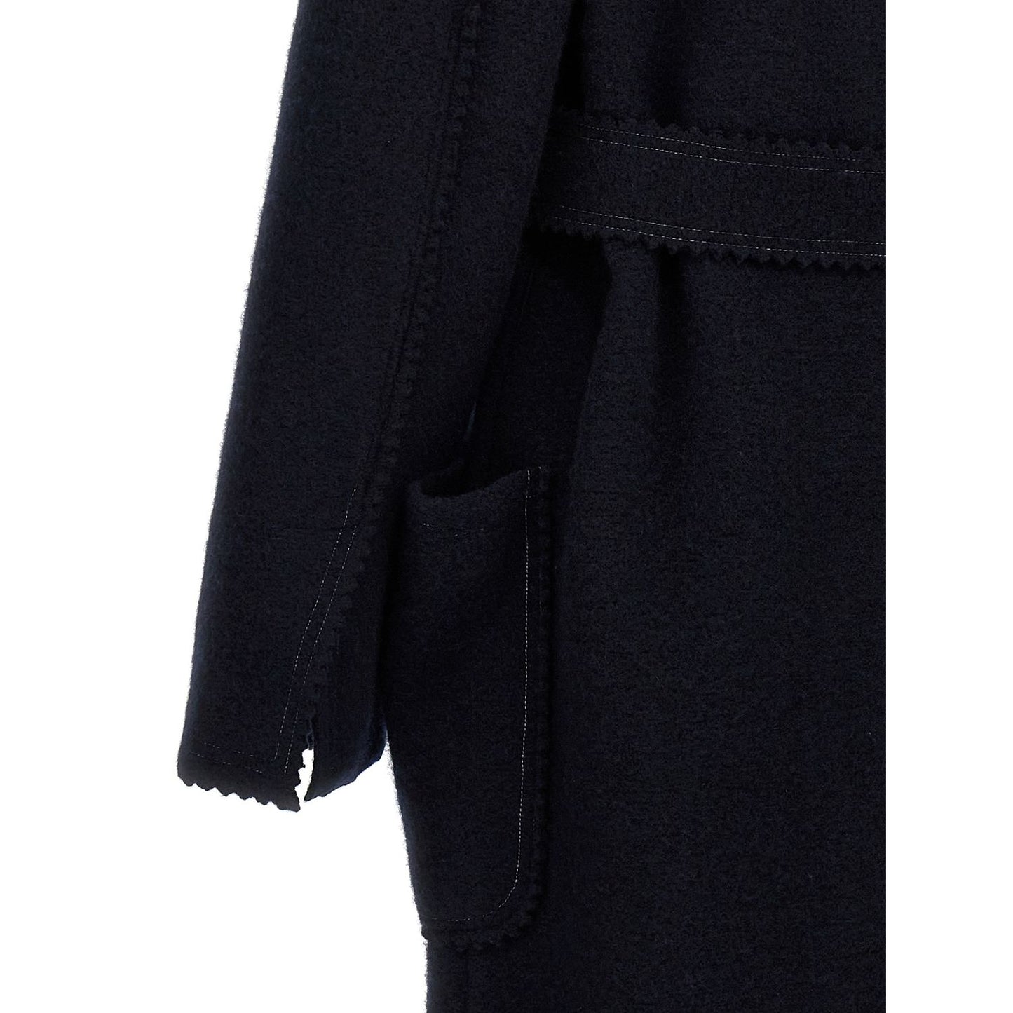 Max Mara Blue Wool Coat