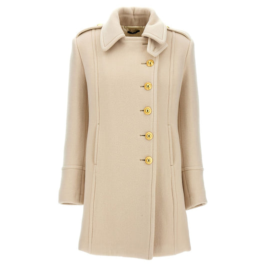 Tom Ford White Wool Coat