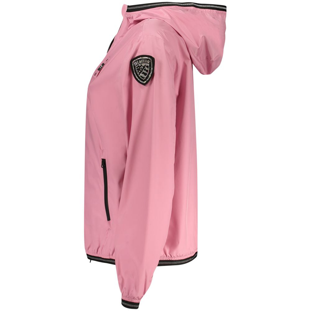 Blauer Rosa Poliammide Women's Jacket